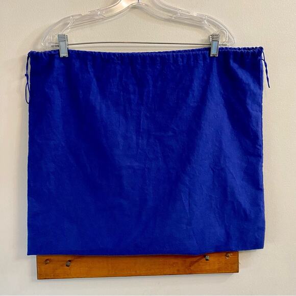Stuart Weitzman Large Size Blue Purse Shoe Protector Dust Bag 18” x 21” Travel - Picture 3 of 8